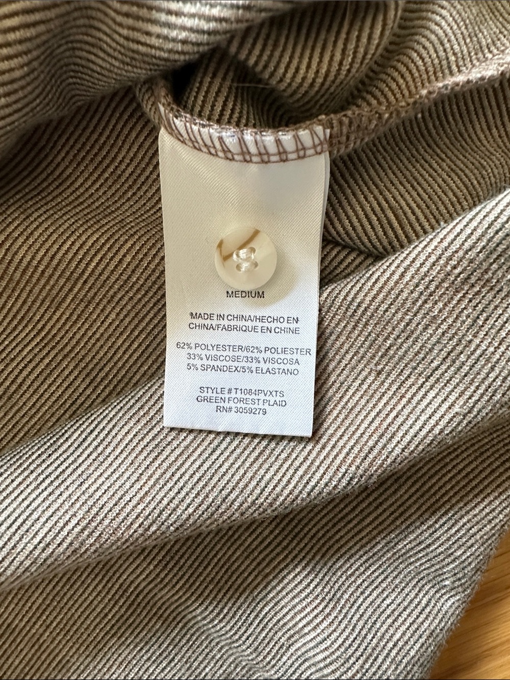Thread & Supply Plaid Shirt Jacket in Brown, Green & Gray - Picture 5 of 5